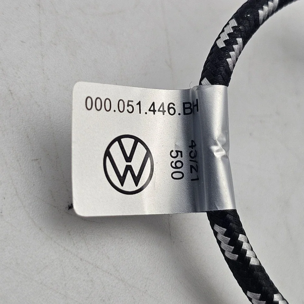 Volkswagen OEM USB-C USB Female Braided Cable Adapter 000.051.446.BH Black OEM